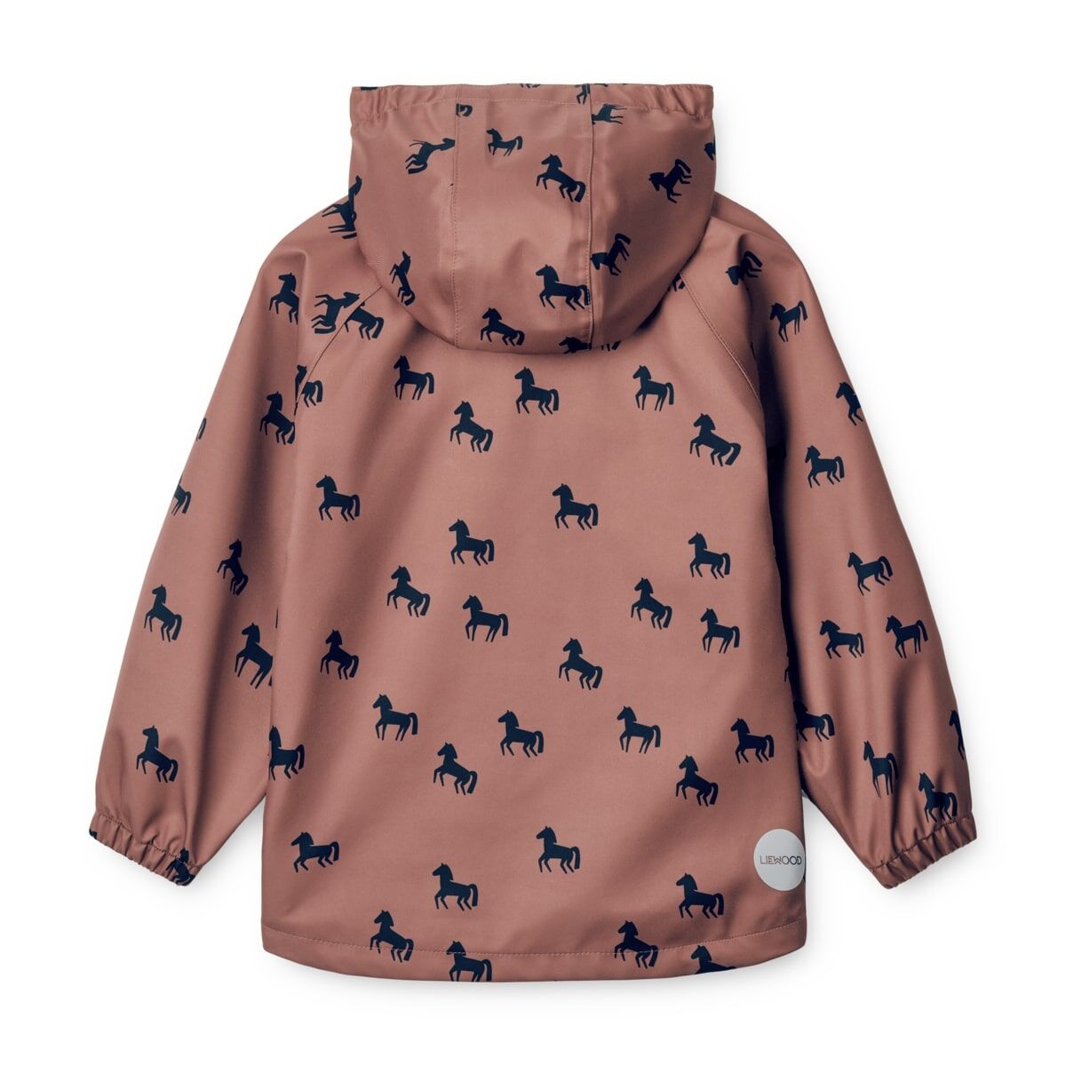 Liewood Parker Regenbekleidungs-Set „Horses / Dark rosetta“, Gr. 122 – Bild 8