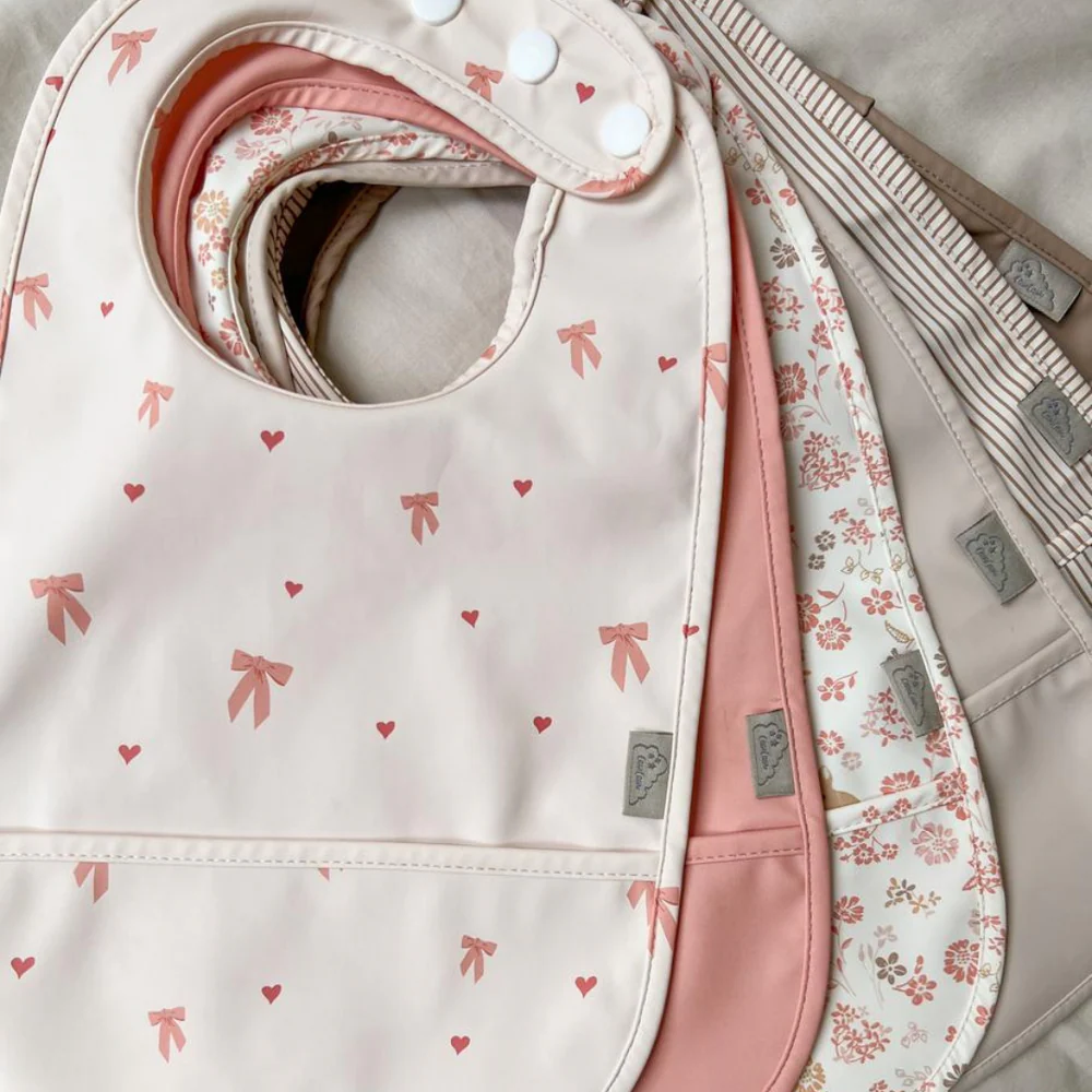 Cam Cam Lätzchen mit Auffangtasche,2er Set