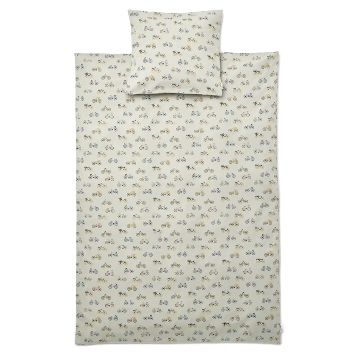 Liewood Junior-Bettwäsche Ingeborg „Bicycle / Cloud blue“