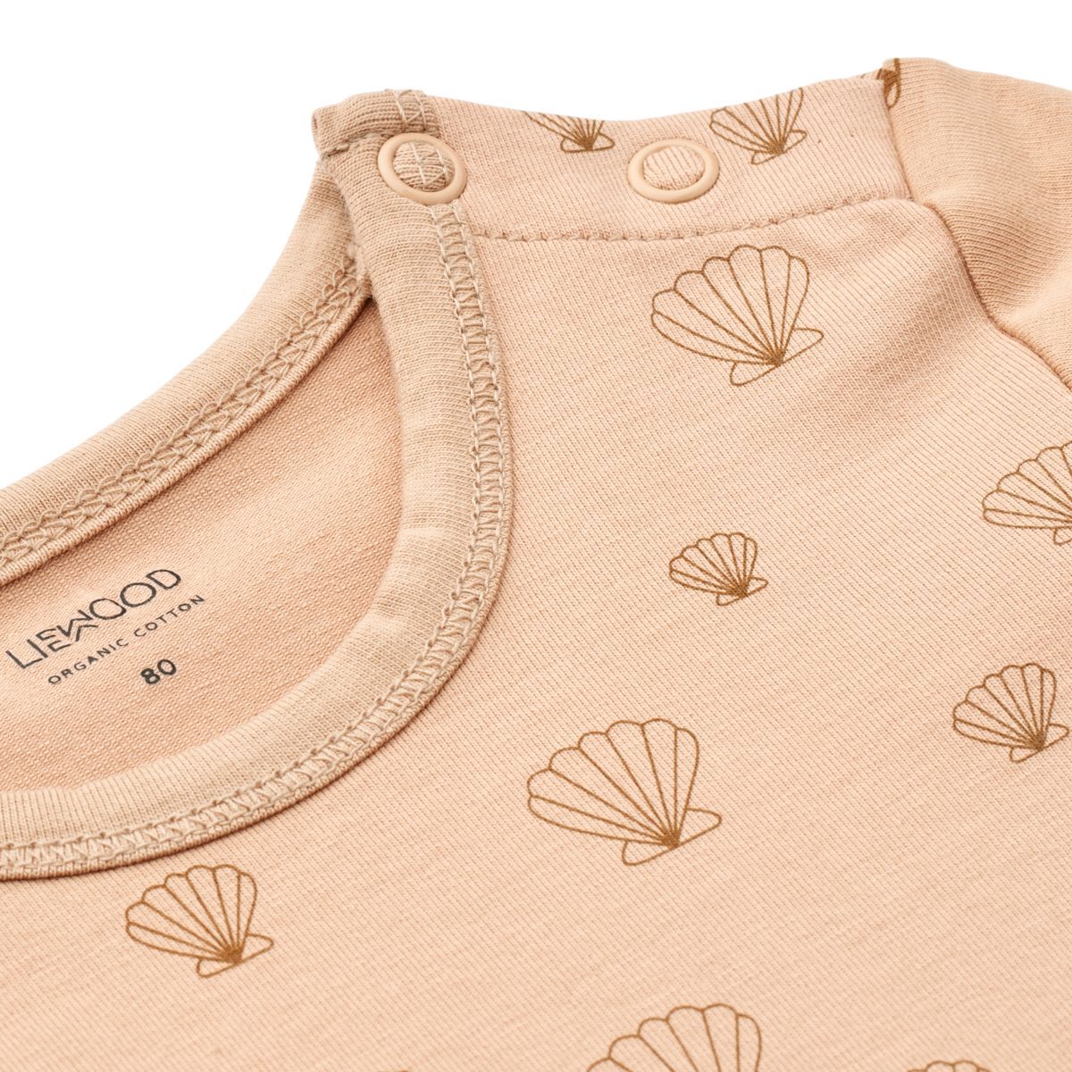 Liewood Baby-Body Yanni „Sea shell Pale tuscany / Apple blossom“, 2er-Set, Gr. 56-68, 80, 92 – Bild 3