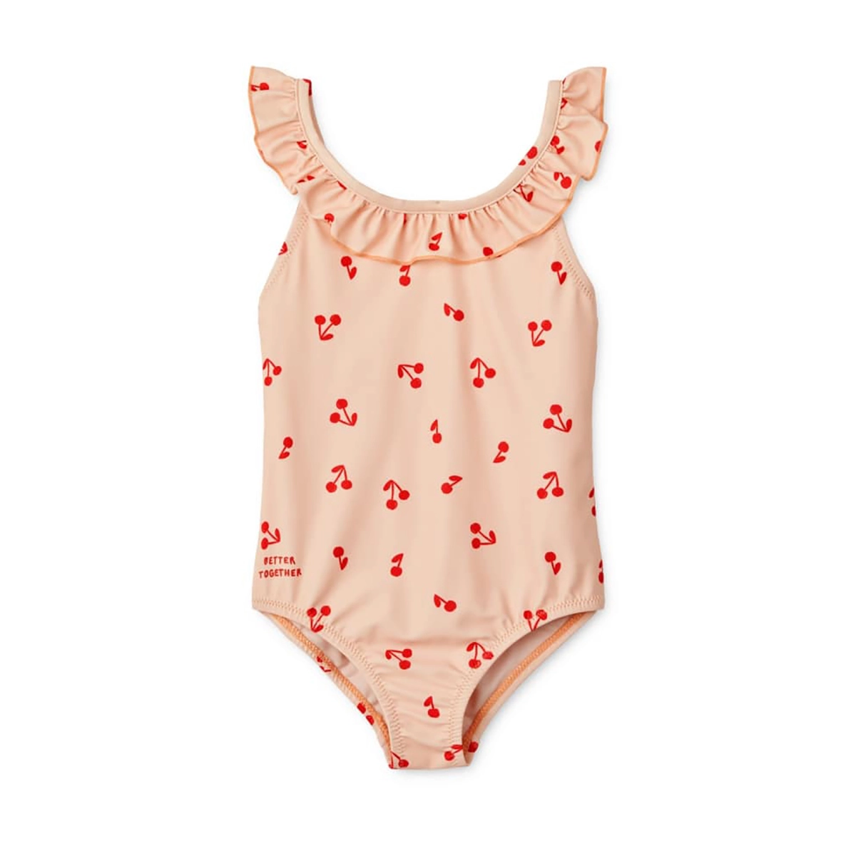 Liewood Rüschen-Badeanzug Kallie „Cherries / Apple blossom“