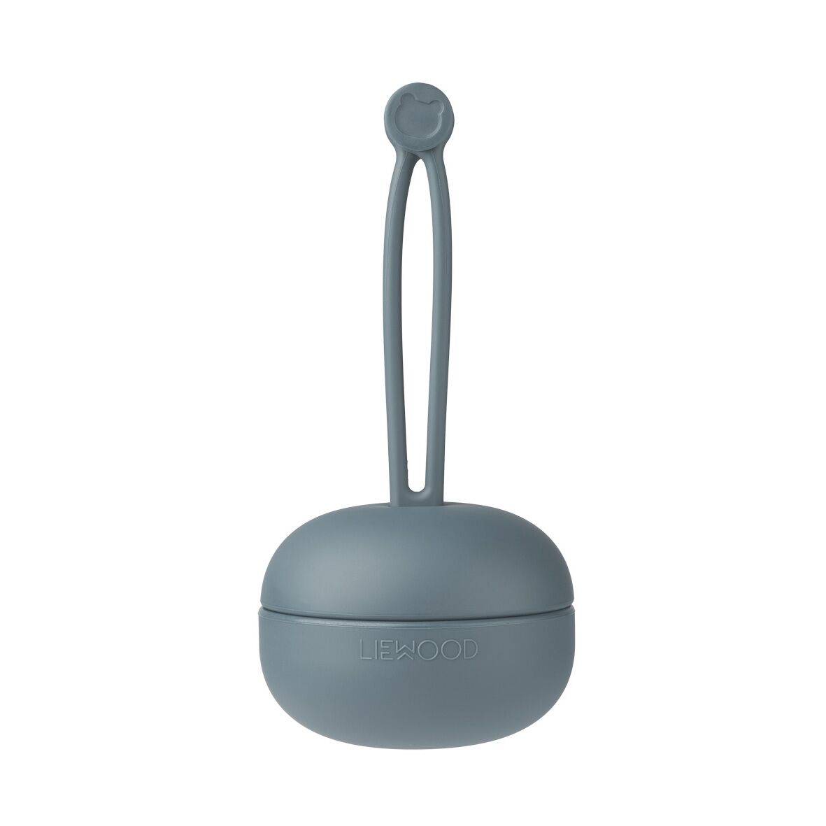 Liewood Philip Silikon Schnullerbox „Whale blue“ 01