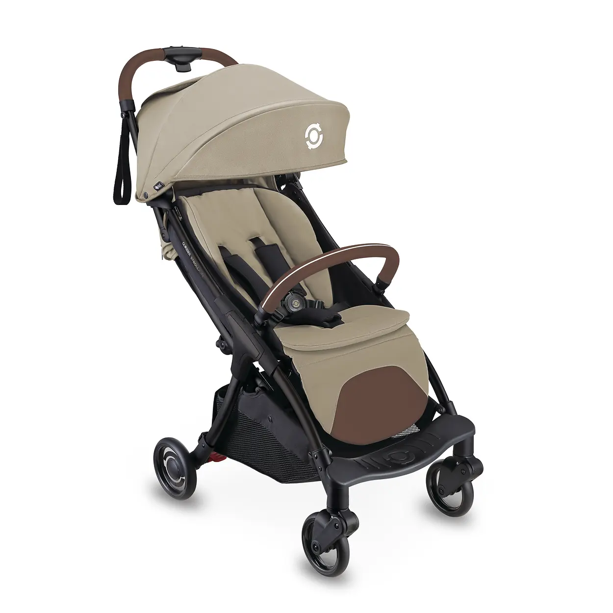 Globber Stroll Lite Buggy „taupe“ – faltbarer Reisebuggy
