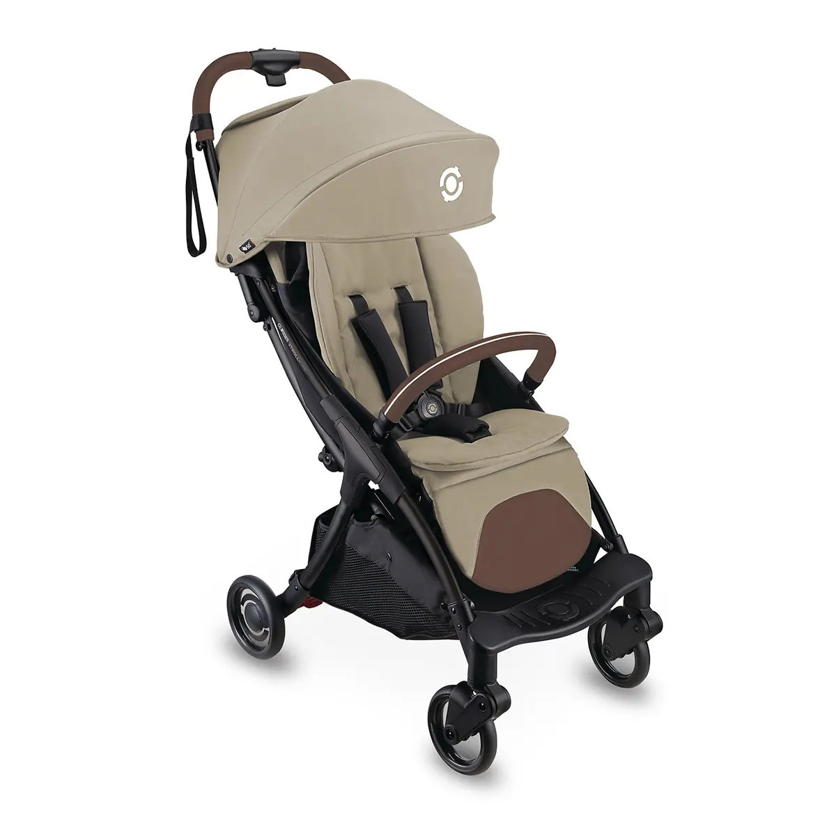 Globber Stroll Lite Buggy „taupe“ – faltbarer Reisebuggy