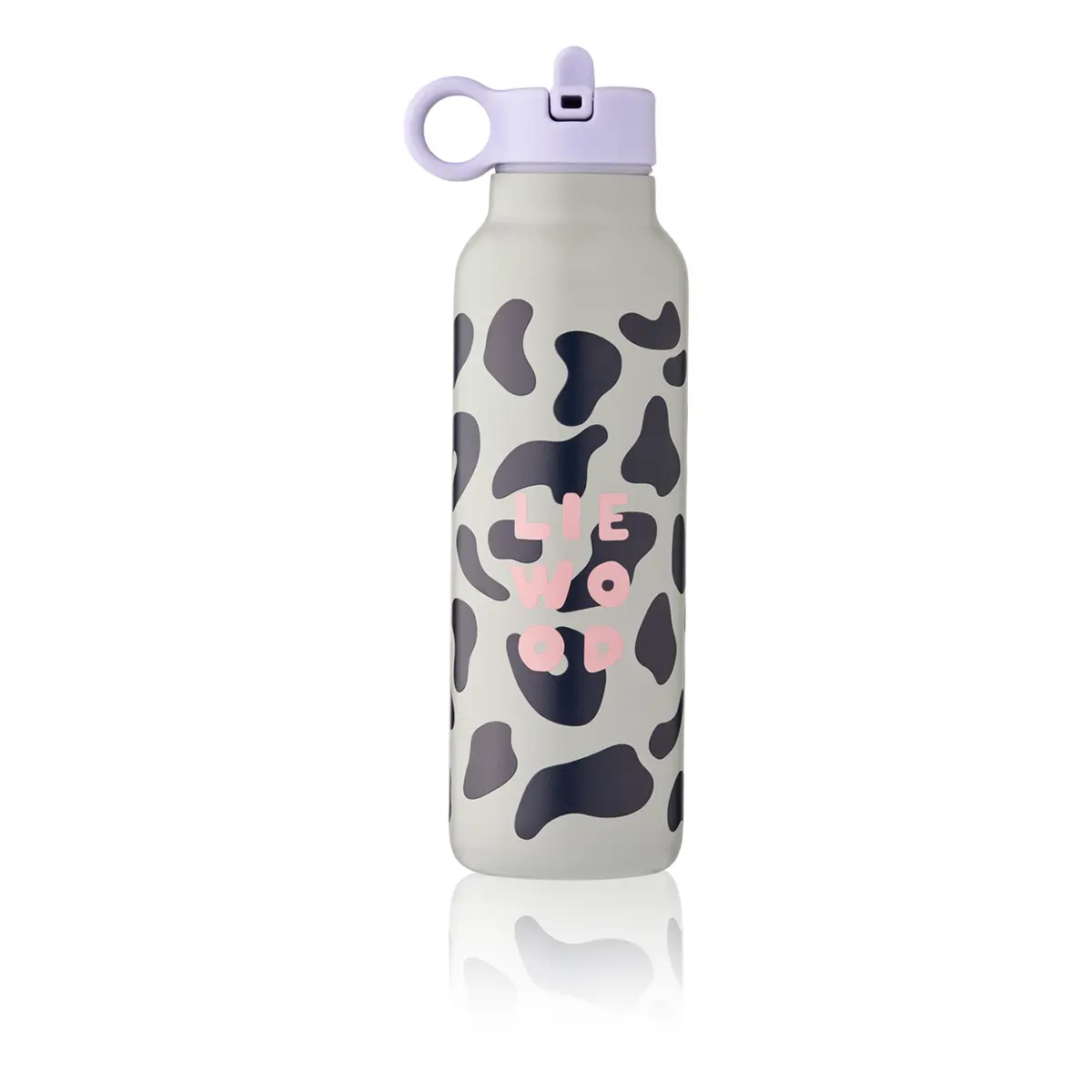 Liewood Falk Edelstahl Trinkflasche „Mega Leo / Nebelgrau“ 500ml, Large