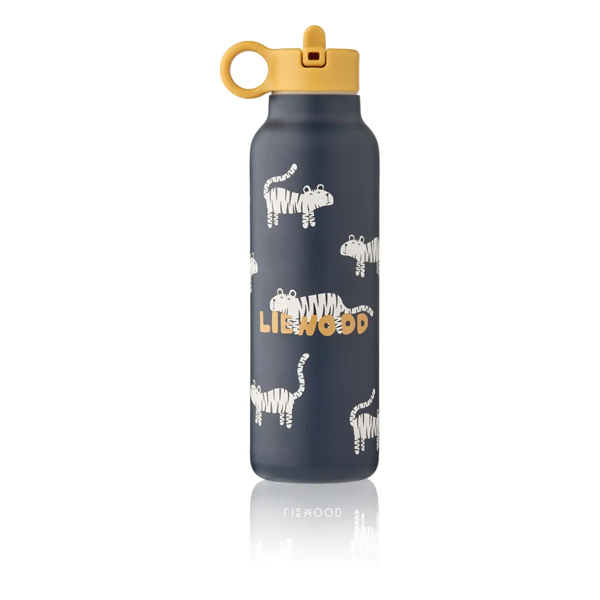 Liewood Falk Edelstahl Trinkflasche „Tiger / Classic navy“ 500ml, Large