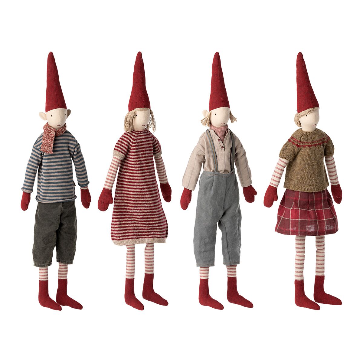 Maileg Weihnachts-Wichtel, Maxi Pixy 4er-Set, H61cm 01