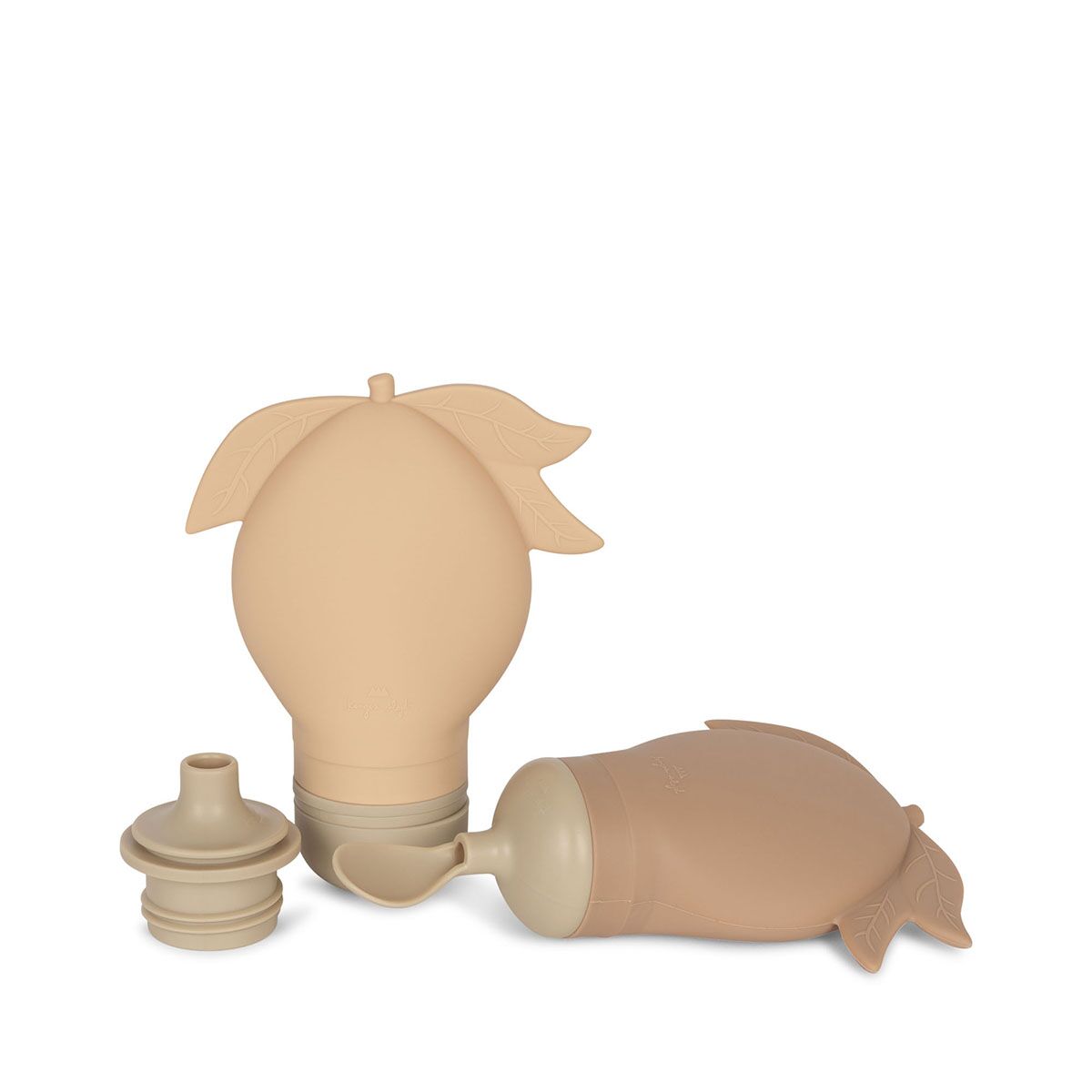 DELISTED Konges Sløjd Silikon Smoothie-Beutel-Set „Shell / Blush“
