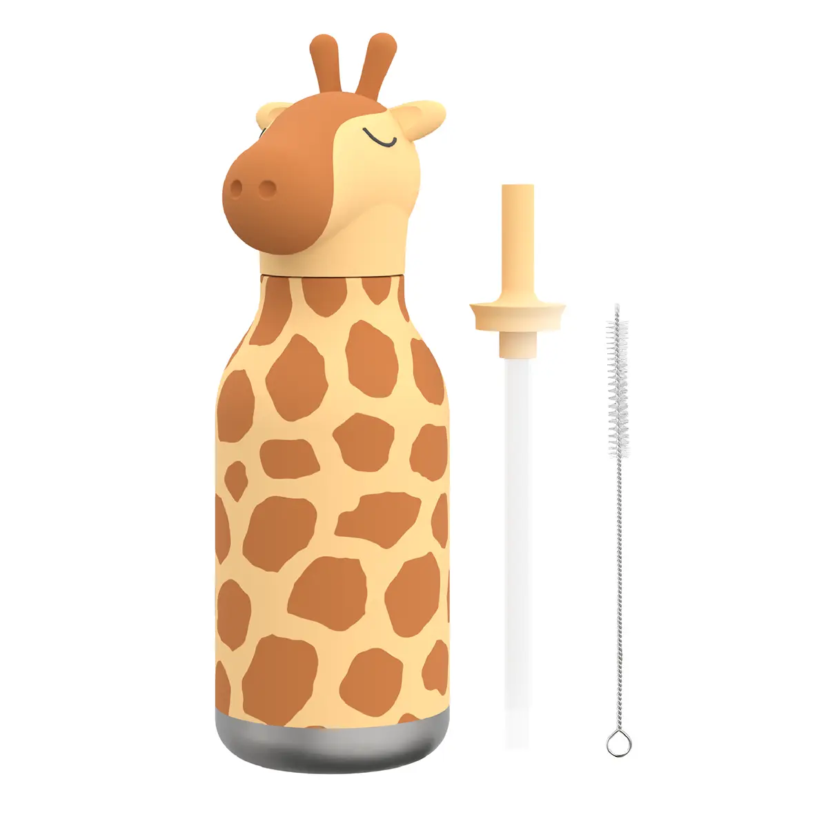 ASOBU Bestie Trinkflasche „Zippy die Giraffe“, 460 ml