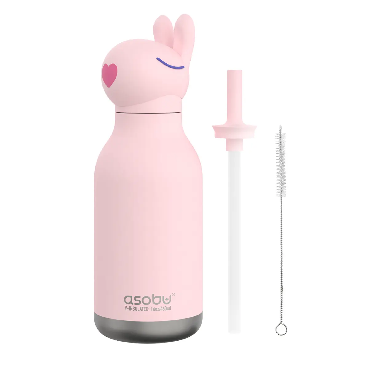 Asobu Bestie Trinkflasche „Bubbles der Hase“, 460 ml