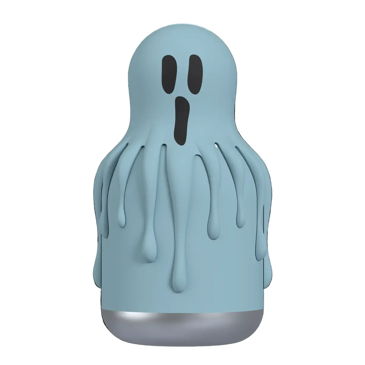 ASOBU Spookie Trinkflasche „Gloomy“, 660 ml auf weißem Hintergrund
