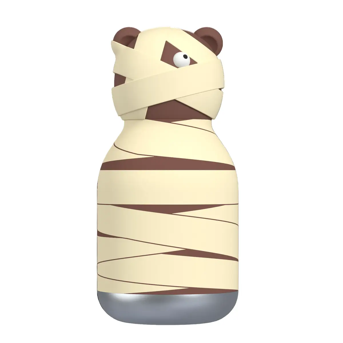 ASOBU Spookie Trinkflasche „Teddy Tombs“, 660 ml auf weißem Hintergrund