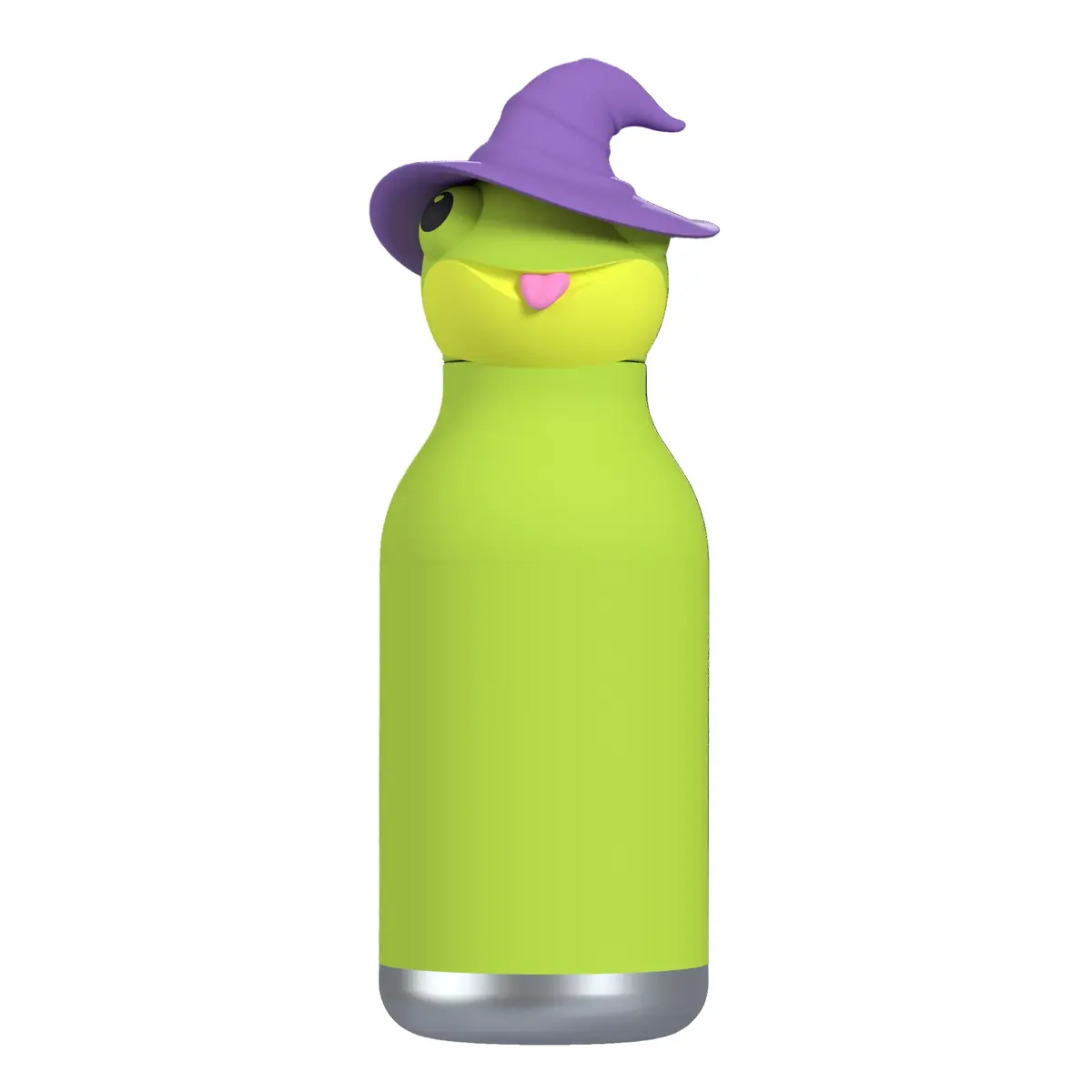 ASOBU Spookie Trinkflasche „Wartilda“, 470 ml auf weißem Hintergrund