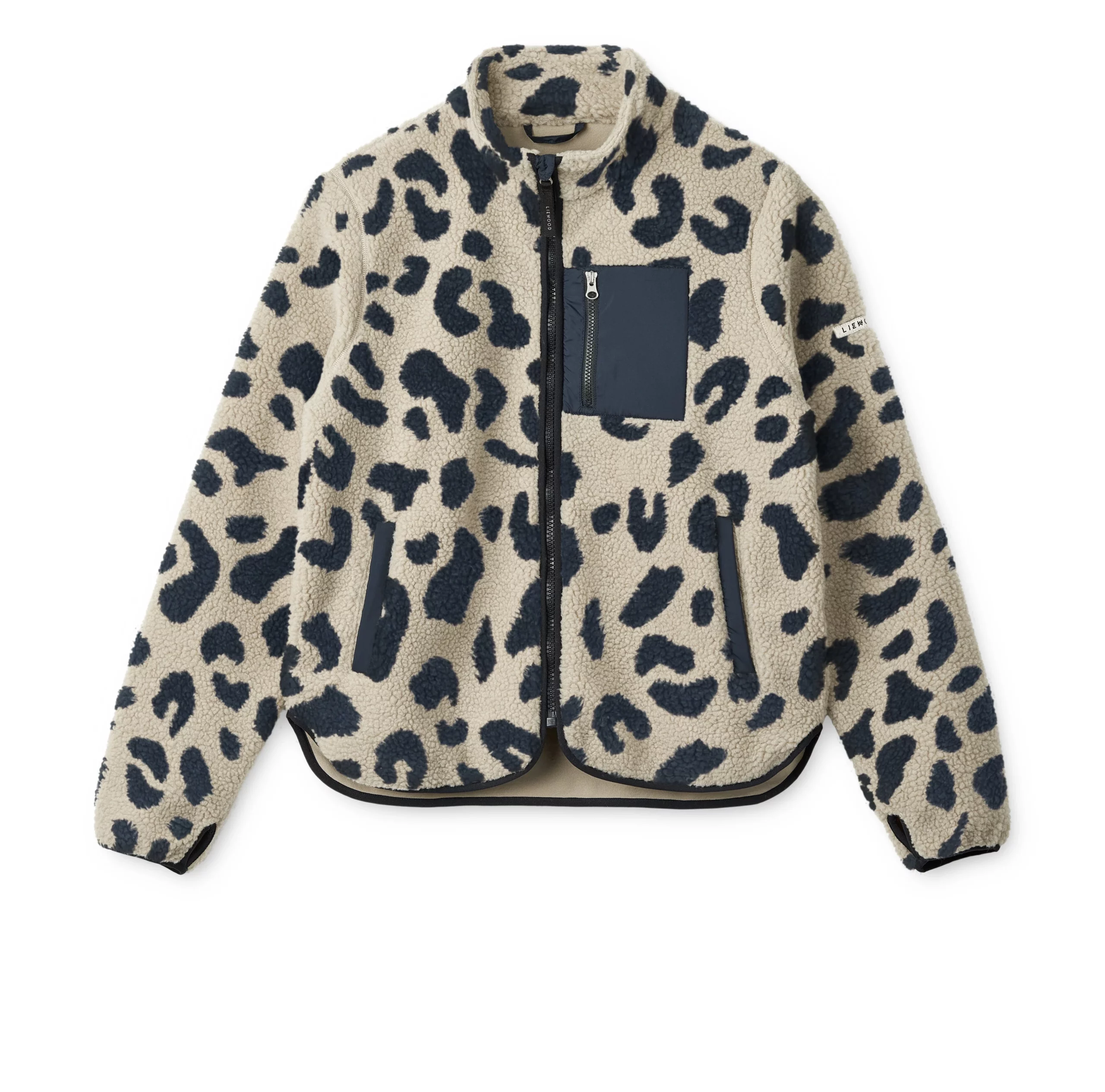 Liewood Sherpa Erwachsenen Jacke Nelson „Mega leo / Nebelgrau“, Gr. 34, 40, 42