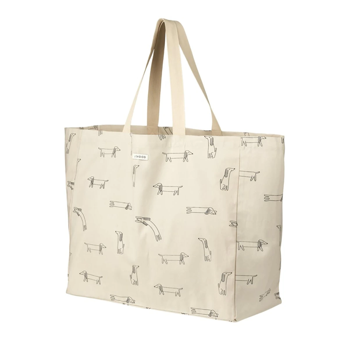 Liewood Einkaufstasche „Dog / Sandy“, XL, 54x46cm