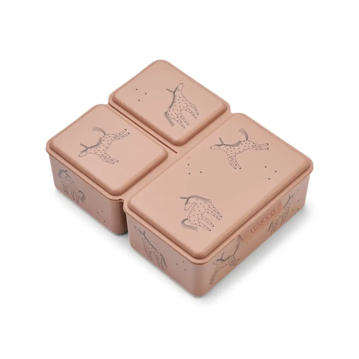 Liewood Lunchbox Driss „Unicorn / Pale tuscany“, 19x15x7cm