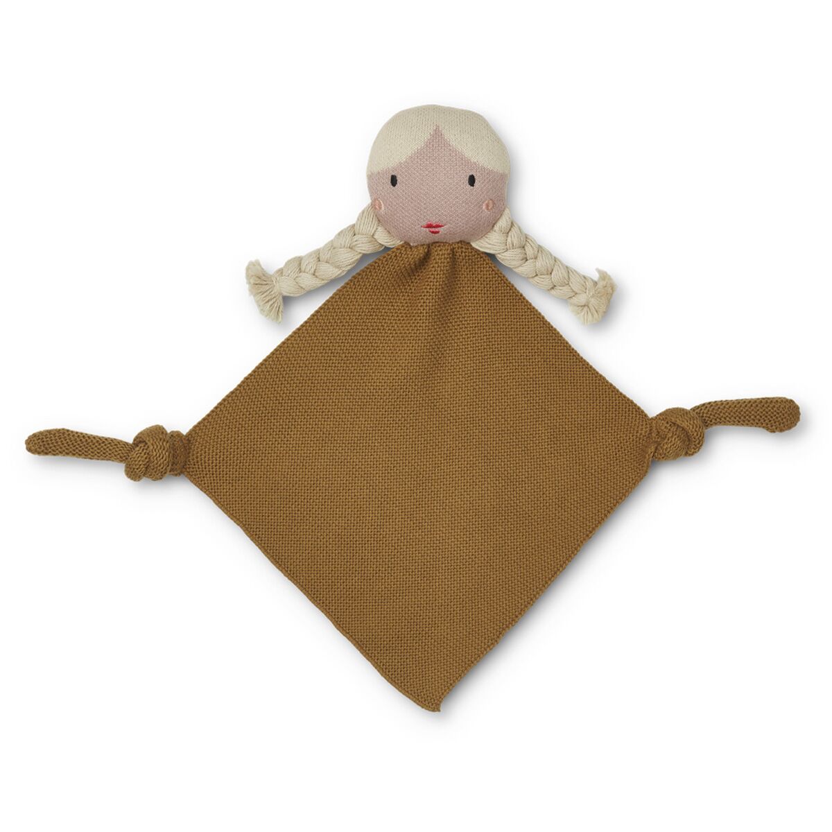 Liewood Alfi Kuscheltuch „Doll golden caramel multi mix“
