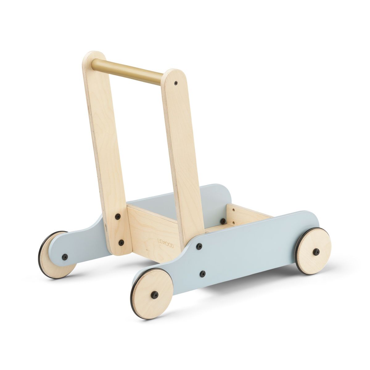 Liewood Lauflernwagen Bonnie „Sea blue / oat mix“, Buchenholz, H52cm – Bild 2