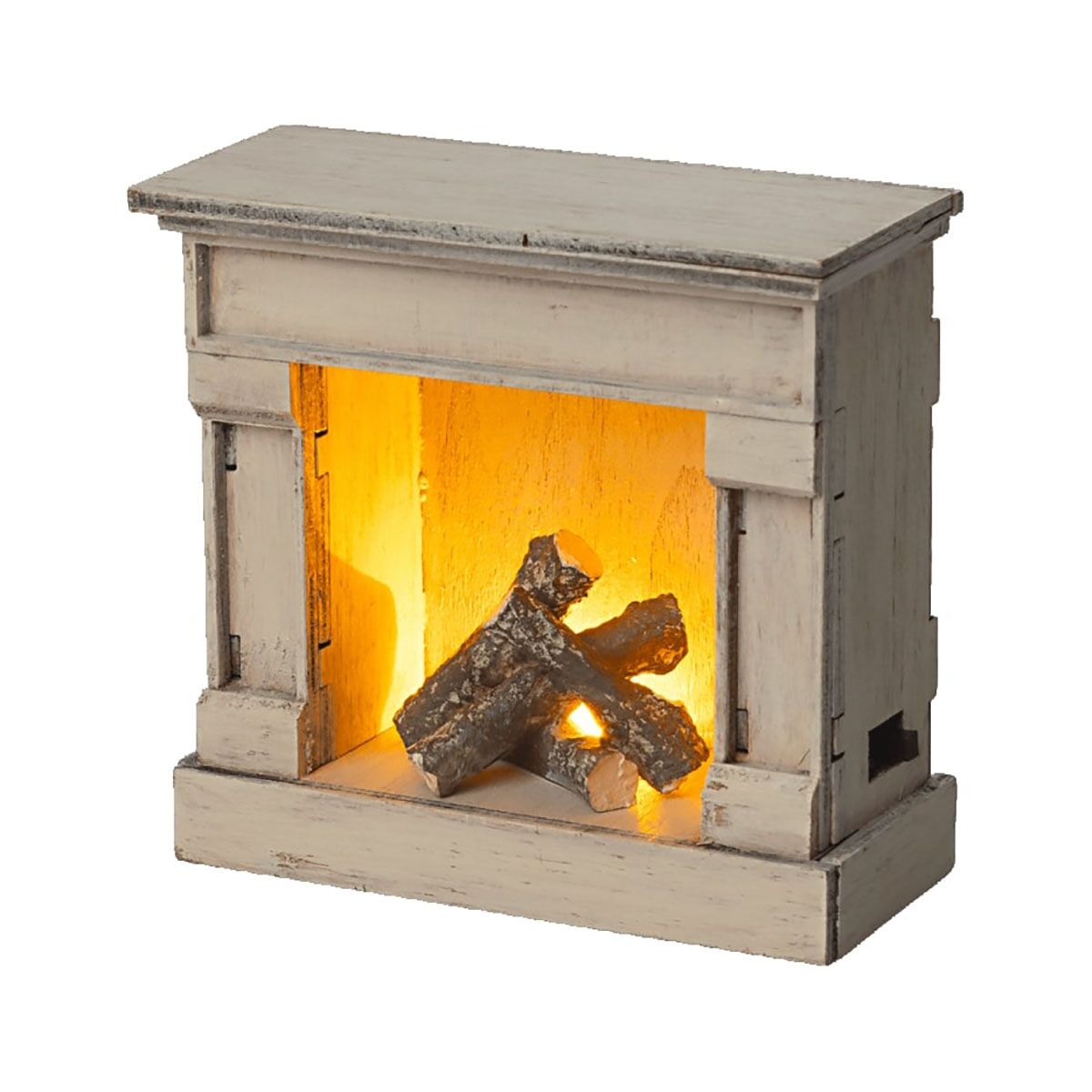 Maileg Miniatur-Kamin für das Puppenhaus „Off White“, H9cm 01
