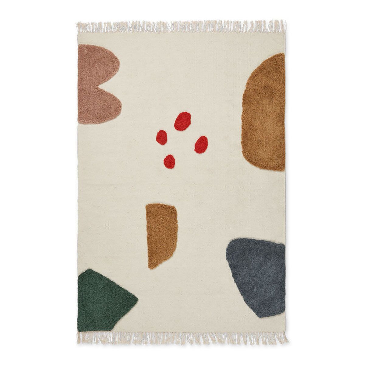 Liewood Teppich Bent „Geometric multi mix“, groß, 105x150cm 01