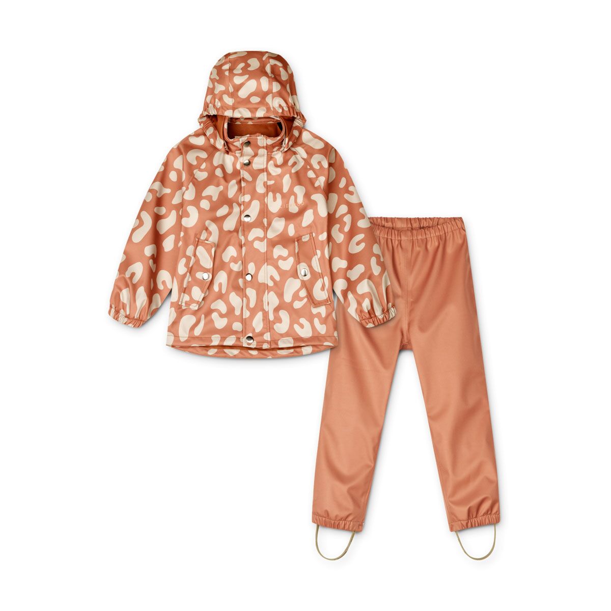 Liewood Parker Regenbekleidungs-Set „Mega leo / Tuscany rose“, Gr. 116