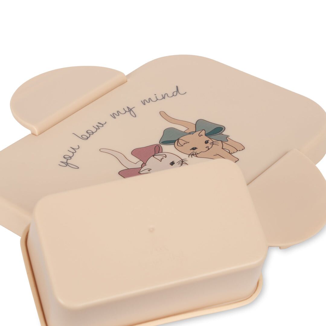 DELISTED Konges Sløjd Brotdose „Bow Kitty“, 17x12x9cm, PLA – Bild 4