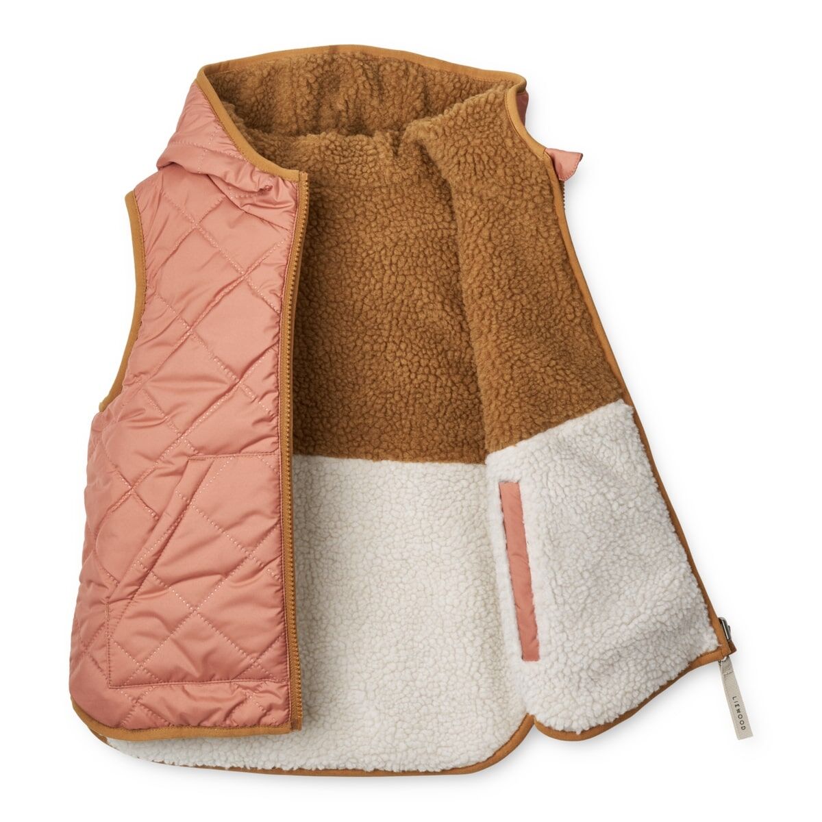 Liewood Diana Thermo-Wendeweste für Kinder „Tuscany rose mix“