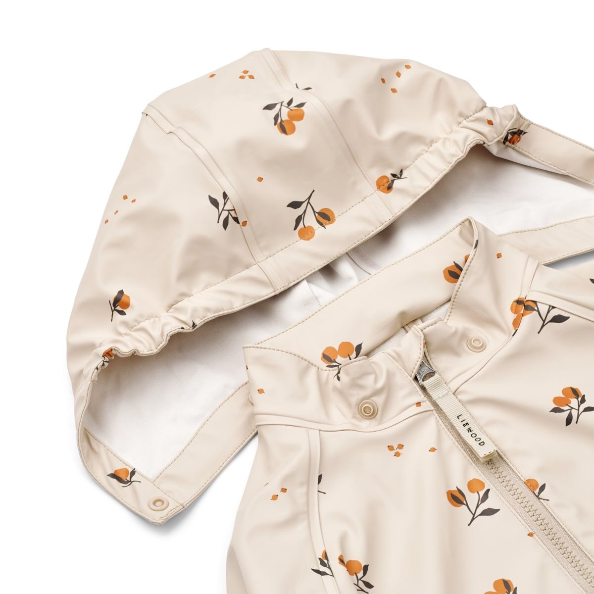 Liewood Moby Regenbekleidungs-Set „Peach / Sandy“, Gr. 104-128 – Bild 8