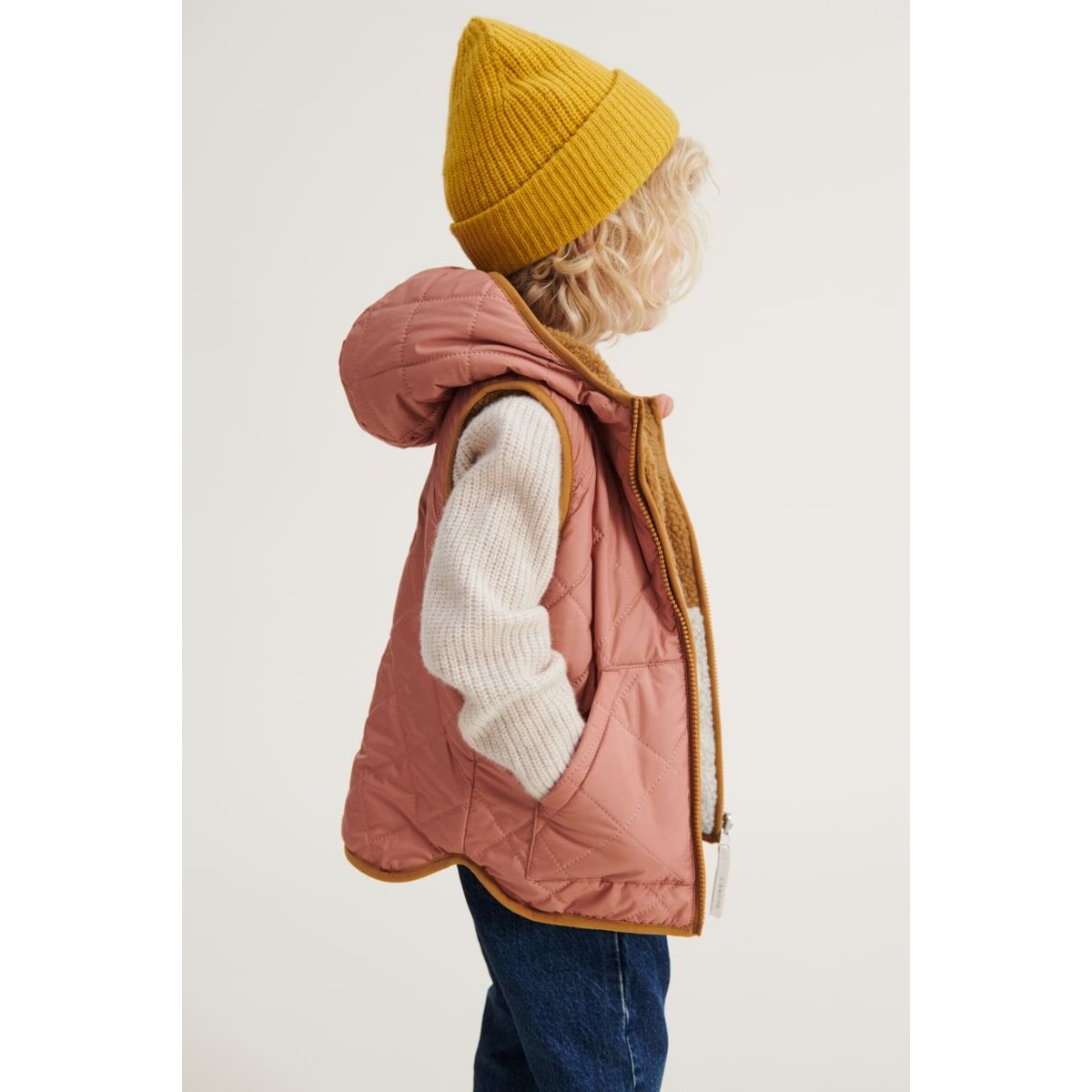Liewood Diana Thermo-Wendeweste für Kinder „Tuscany rose mix“, Gr. 80-98 – Bild 12