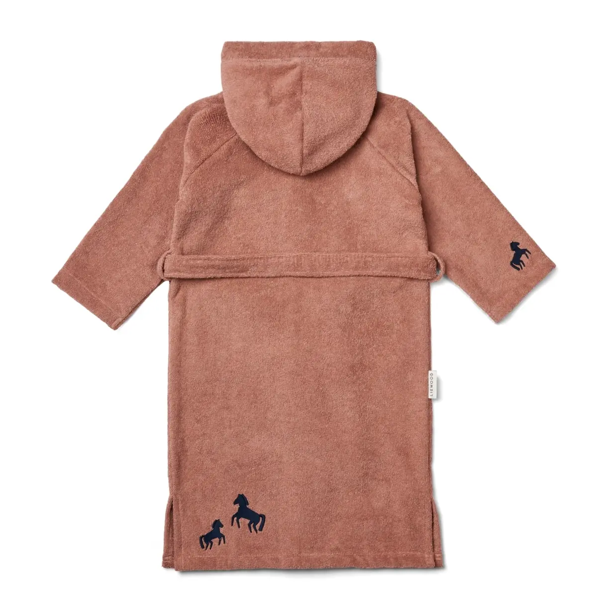 Liewood Bash Bademantel „Horses / Dark rosetta“