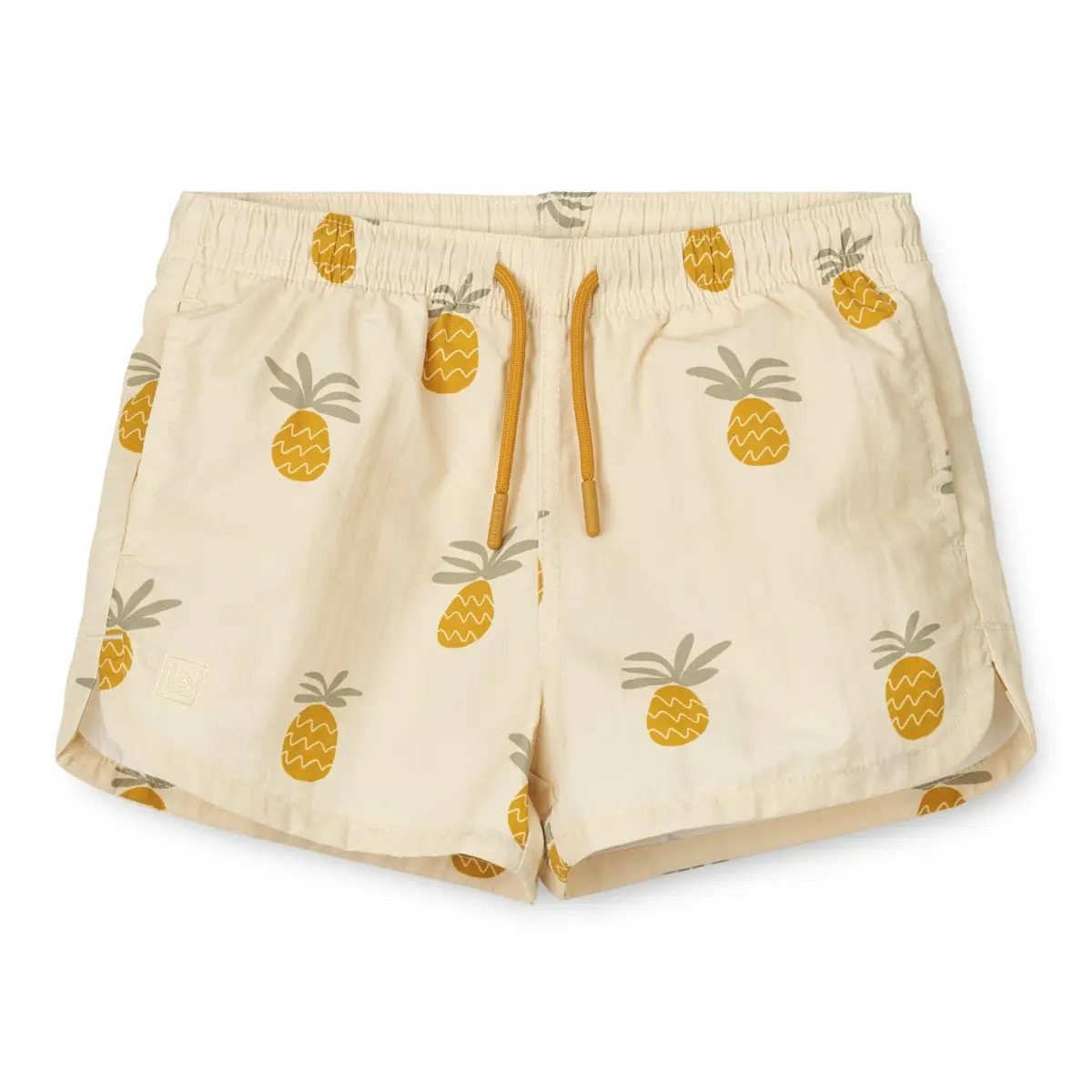 Liewood Aiden Kinder-Badeshorts „Pineapples / Cloud cream“