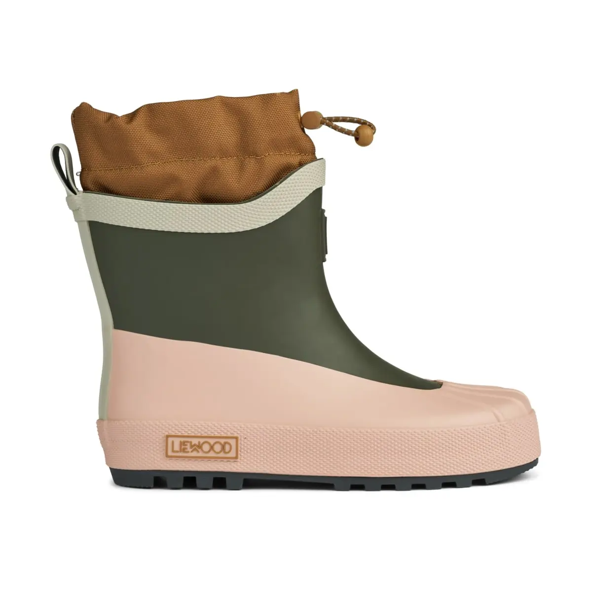 Liewood Gummistiefel Isaac „Army brown / Multi mix“