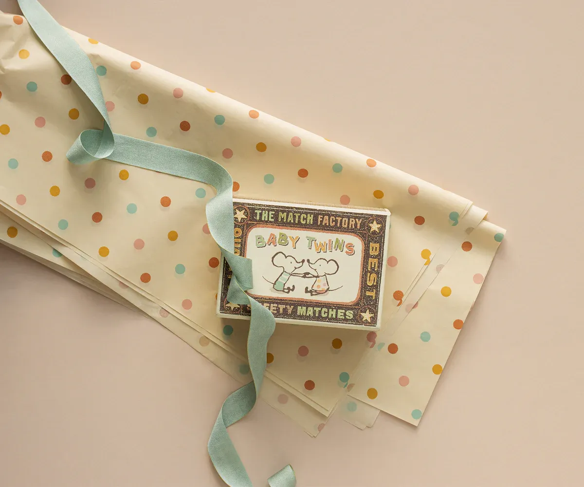 Maileg Geschenkband „Dusty Minze“ 10m x 1,8cm
