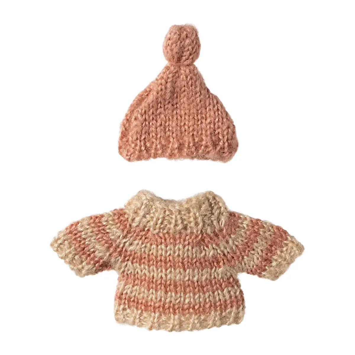 Maileg Puppenkleidungs-Set für Große Schwester Maus „Strickpullover-Set“