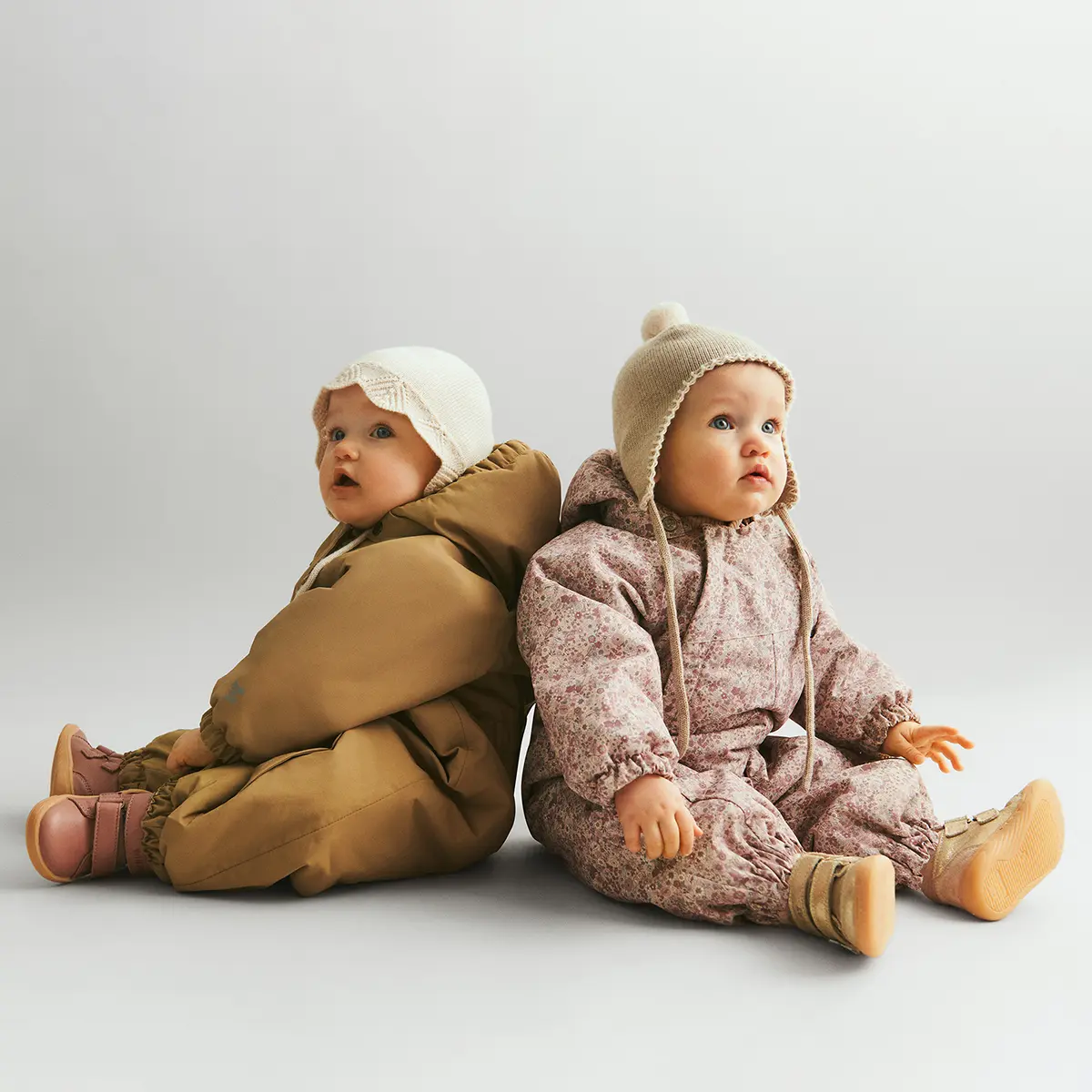 Wheat Baby-Schneeanzug Adi „Rose Dust Flowers“