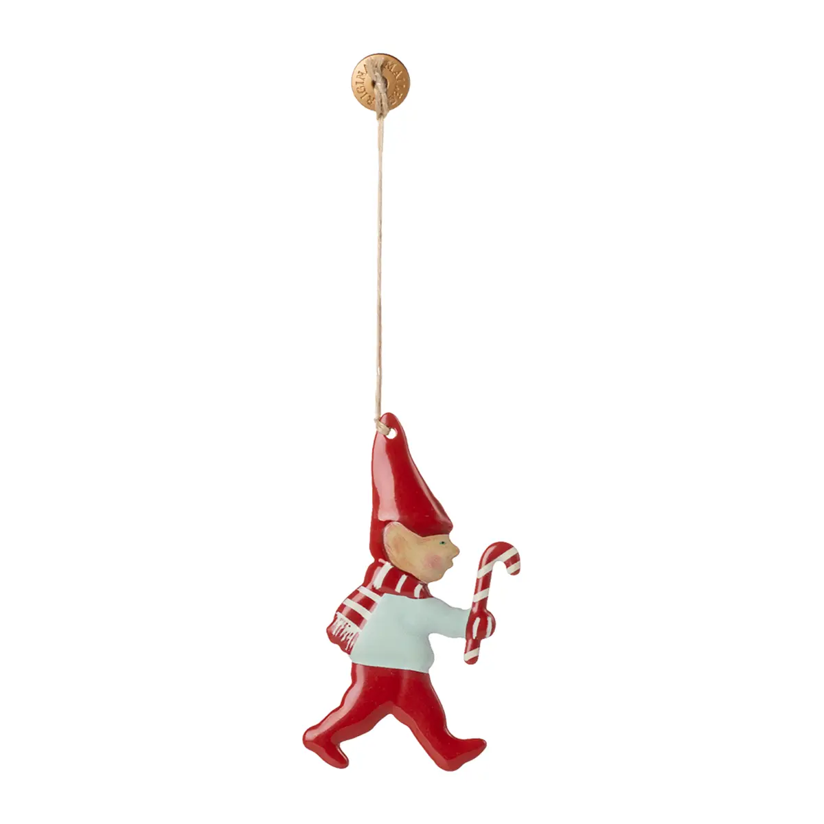 Maileg Weihnachtsbaumschmuck Metallornament, Pixy - Zuckerstange