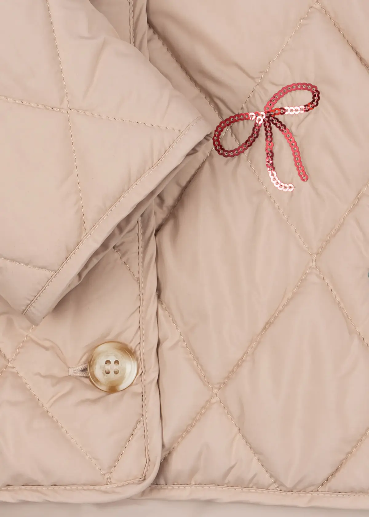 Konges Sløjd Steppjacke Flora „Gelato“ mit Pailletten