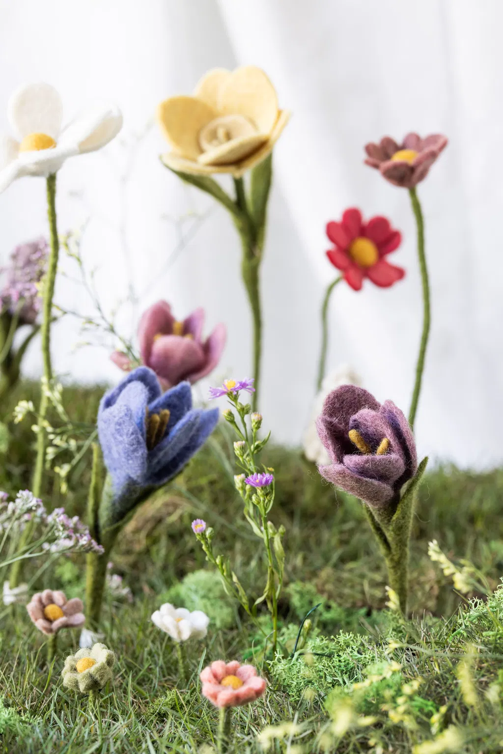 Gry & Sif Filzblumen „Krokus / Light Purple“