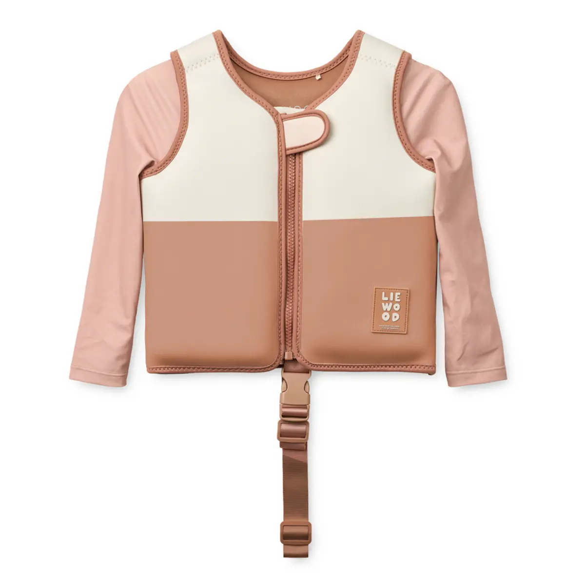 Liewood Dove Kinder-Schwimmweste „Tuscany rose multi mix“ mit Ärmeln
