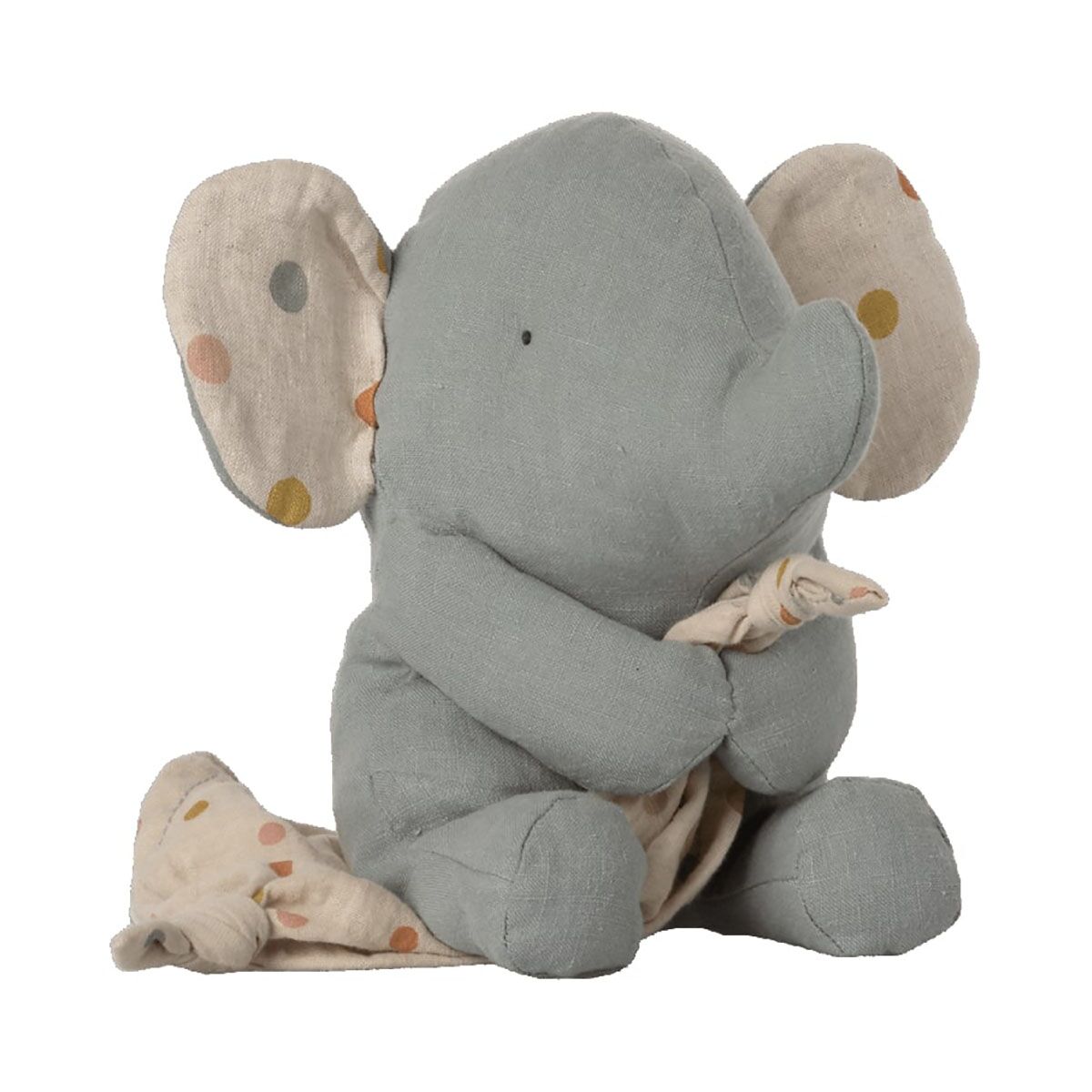 Maileg Kuschelfreunde Elefant, Kuscheltuch mit Spieluhr 01