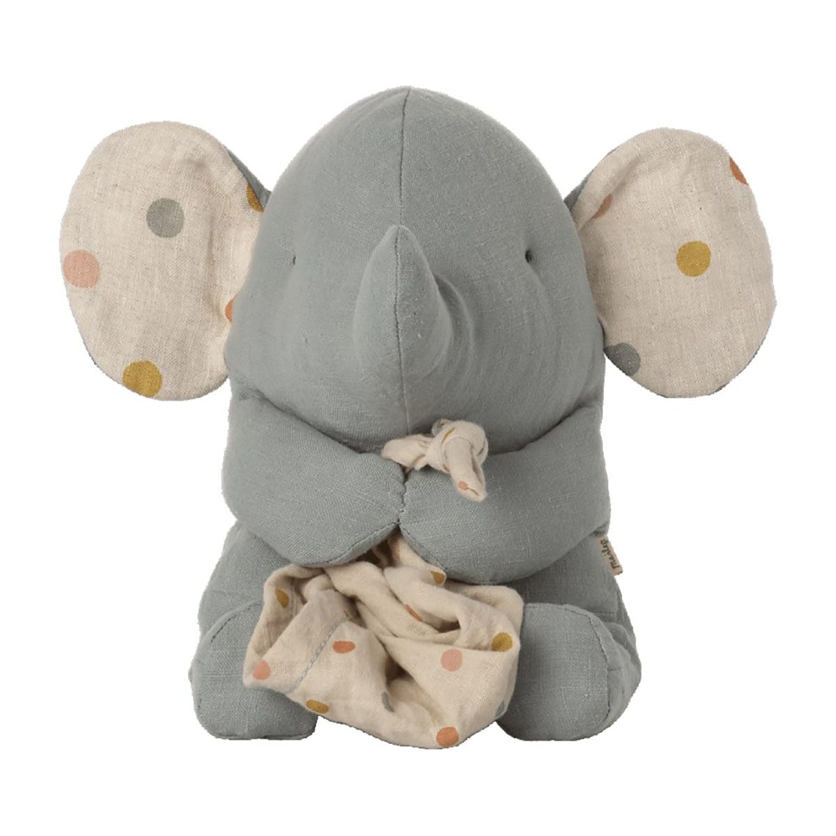Maileg Kuschelfreunde Elefant, Kuscheltuch mit Spieluhr 02