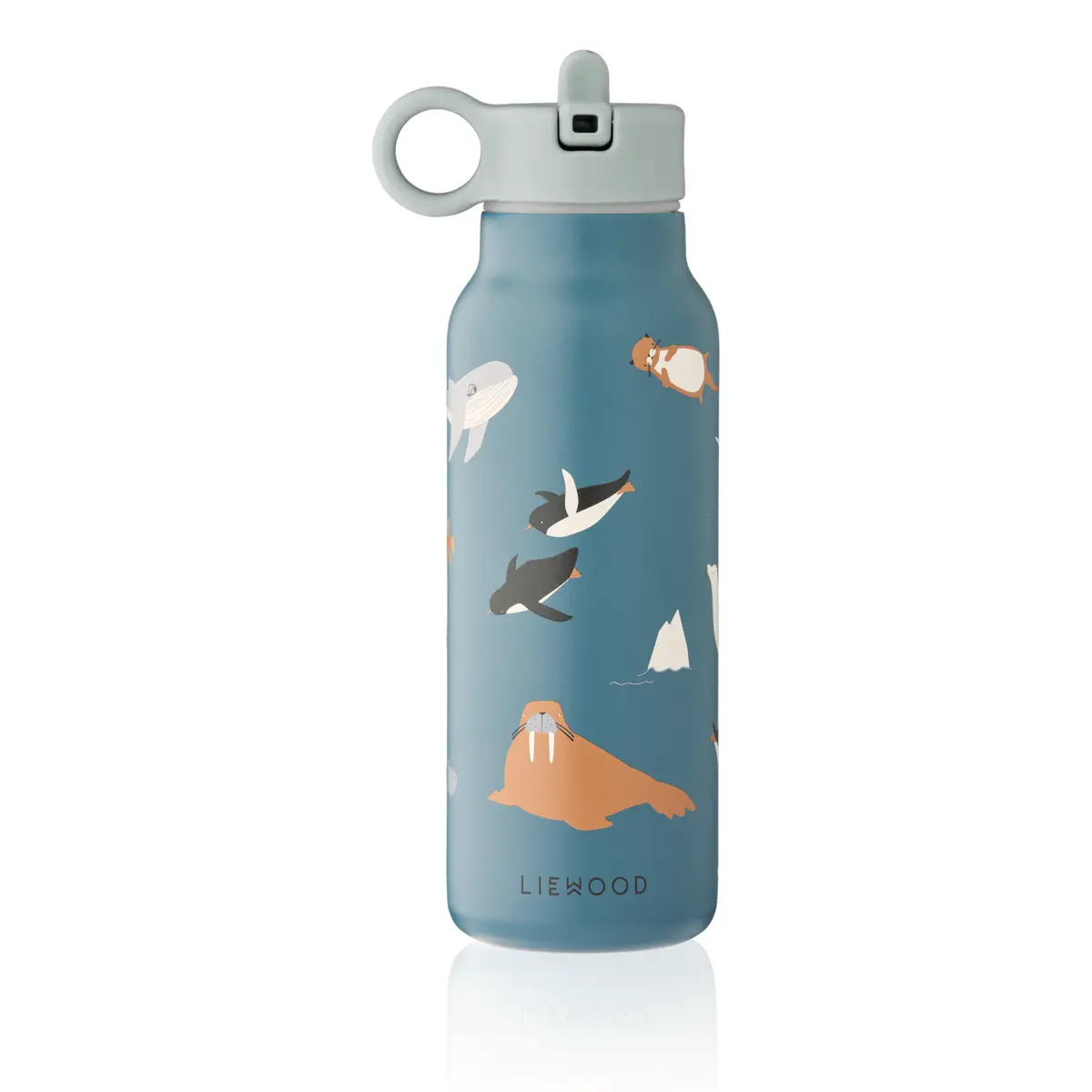 Liewood Falk Edelstahl Trinkflasche „Arctic Sea / Ocean view" 350ml, Medium