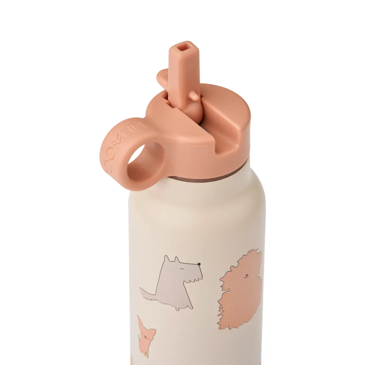 Liewood Falk Edelstahl Trinkflasche „Cats and Dogs / Sandy" 350ml, Medium