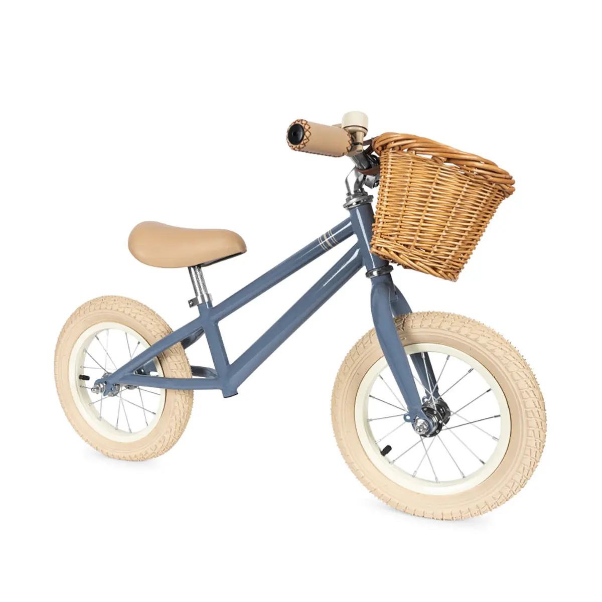 Konges Sløjd Laufrad Balance Bike „Blue Stripe“, 12-Zoll, ab ca. 2 Jahre