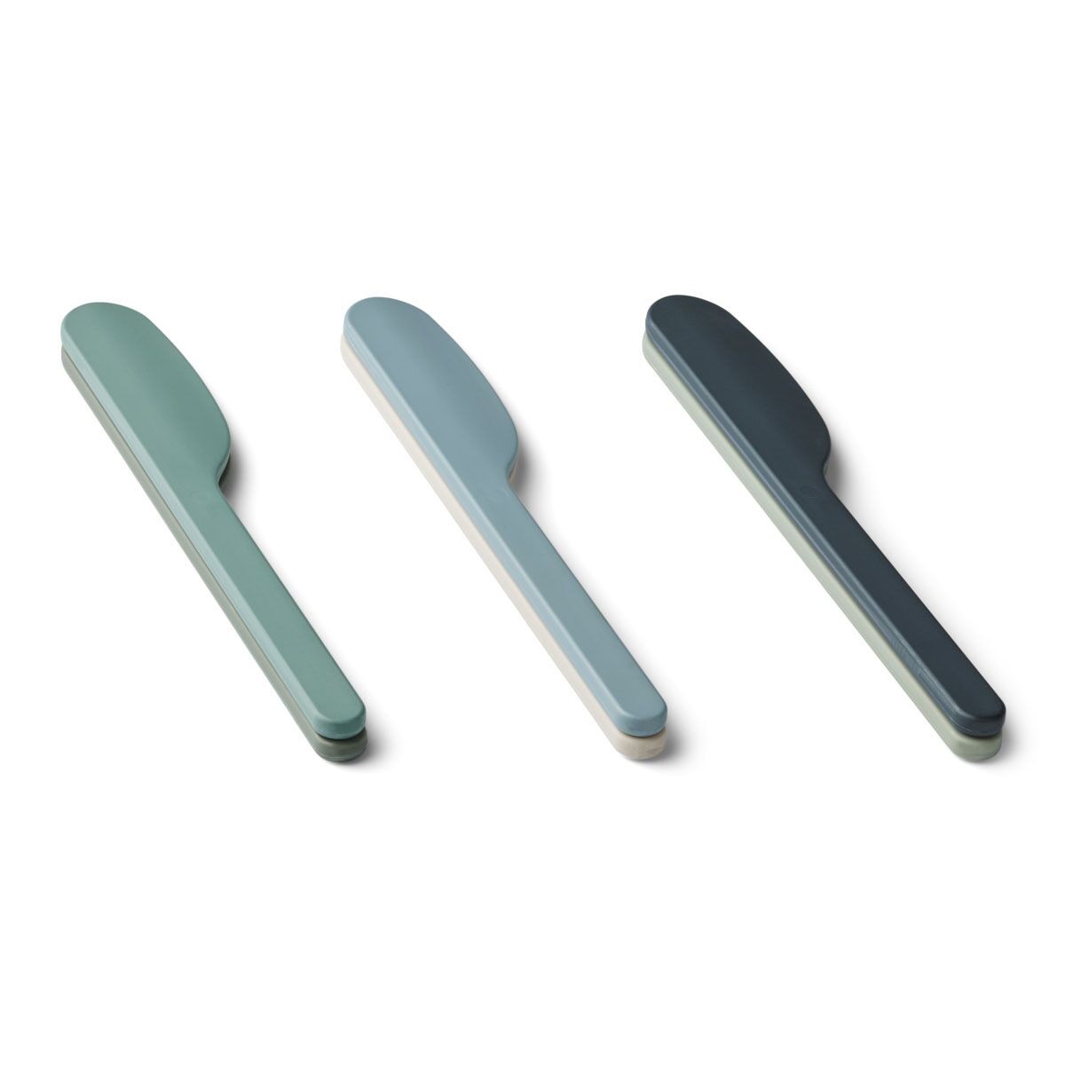 DELISTED Liewood Davis Kindermesser „Sea blue multi mix“, aus PLA, 6er-Set – Bild 2