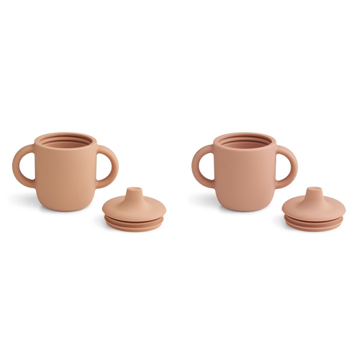 Liewood Neil Silikon Becher „Tuscany rose / pale tuscany mix“, 2er-Set – Bild 2