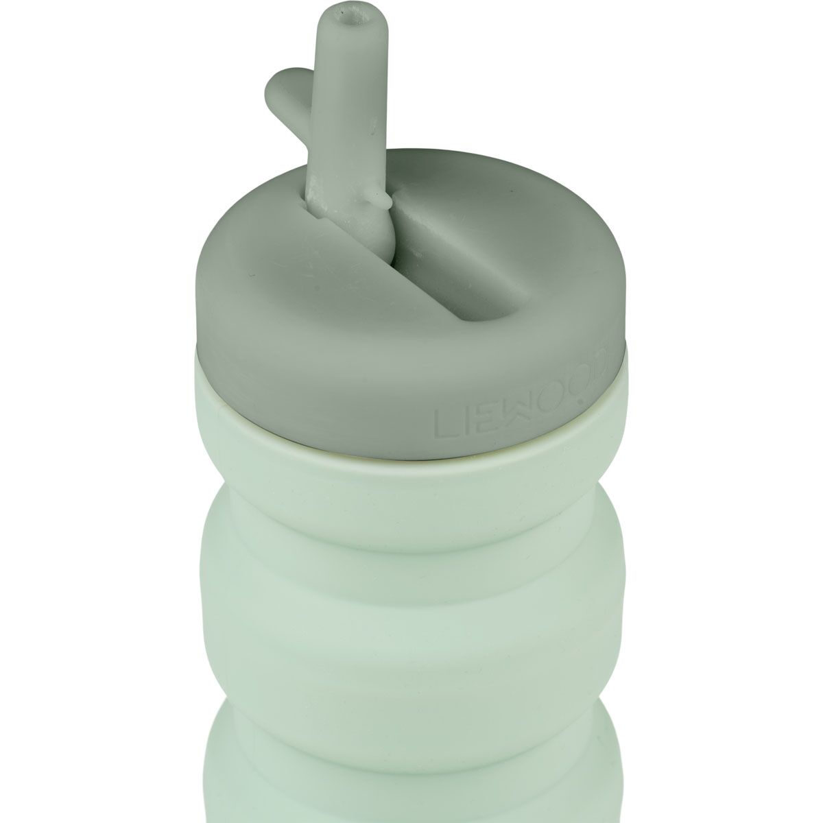 Liewood faltbare Trinkflasche Wilson „Dusty mint / Faune green mix“, 450ml