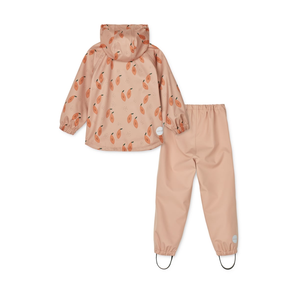 Liewood Parker Regenbekleidungs-Set „Papaya / Pale tuscany“, Gr. 104-134 – Bild 2