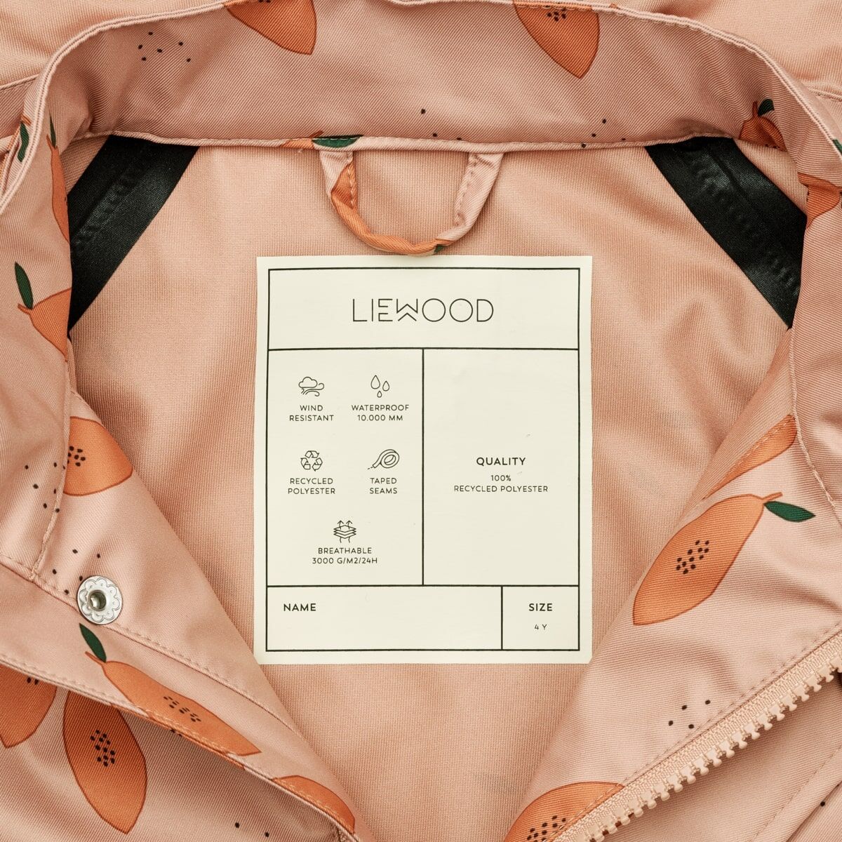 Liewood Parker Regenbekleidungs-Set „Papaya / Pale tuscany“, Gr. 104-134 – Bild 7