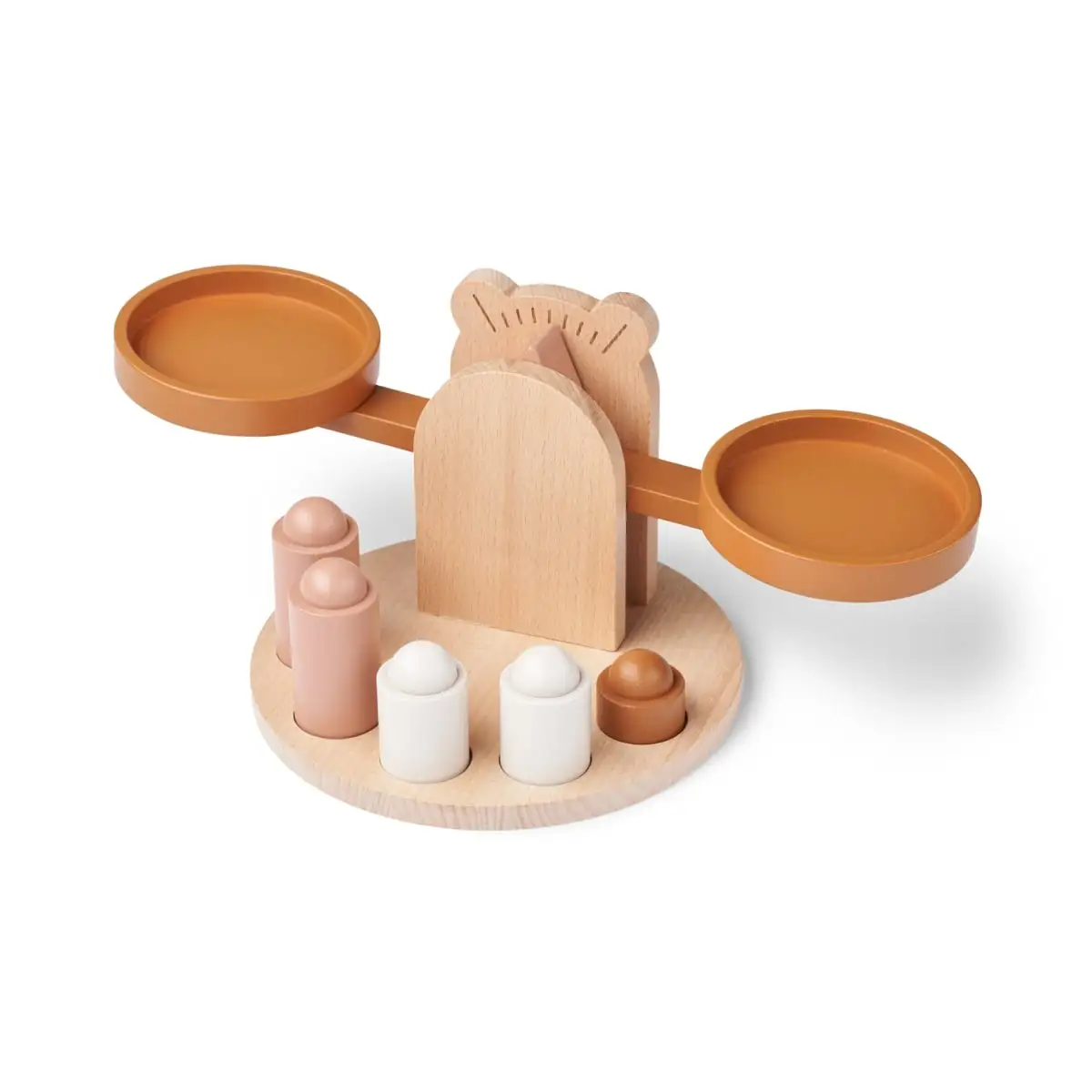 Liewood Spielzeug-Waage Ronni „Tuscany rose mix“ aus Holz – Bild 2